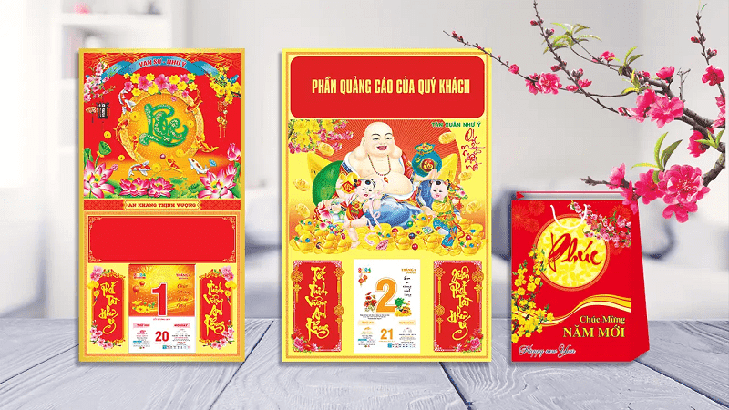 Danh sách top 5 địa điểm in lịch tết