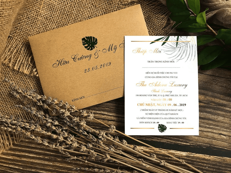 IN THIỆP CƯỚI GÒ VẤP - Ý TƯỞNG PHỐI MÀU ẤN TƯỢNG