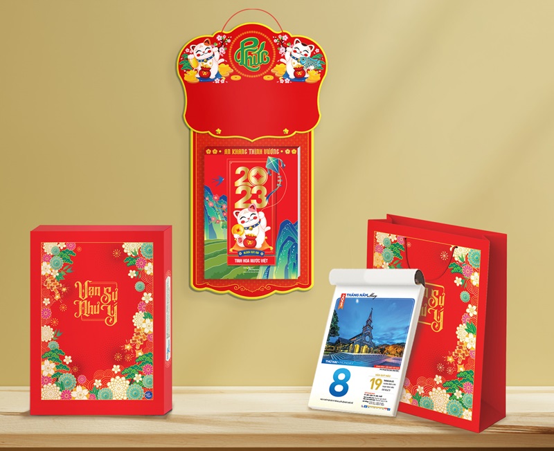 Mẫu lịch tết đẹp