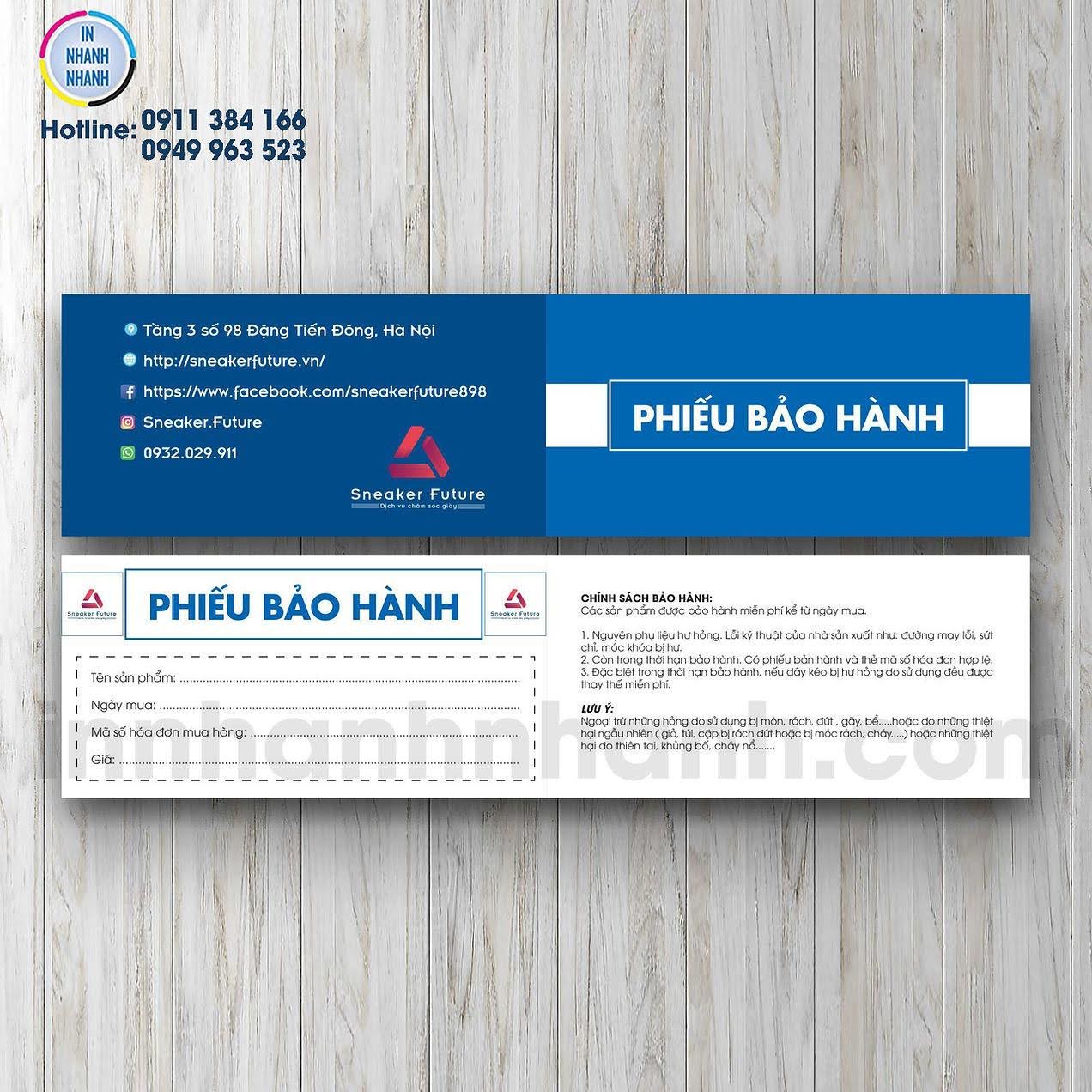 Một sản phẩm của xưởng In Nhanh Nhanh