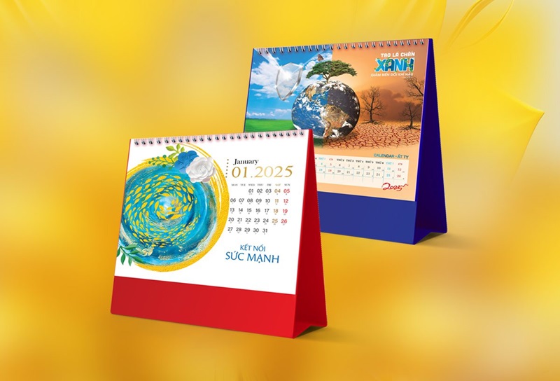 In lịch 2025 Quận Tân Bình với đa dạng những mẫu mã