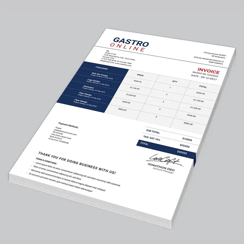 In Nhanh Nhanh cung cấp dịch vụ in biểu mẫu số lượng ít