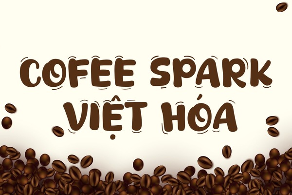 DVN Coffee Spark là font chữ được sử dụng khi in các bảng hiệu, quảng cáo xưa