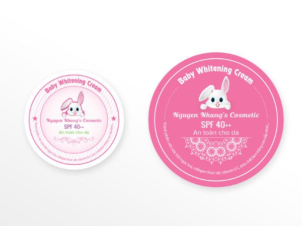 In tem mỹ phẩm bằng decal giấy với chi phí thấp