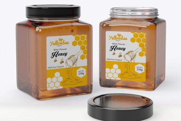 Mẫu tem nhãn mật ong đẹp mắt, phù hợp nhiều sản phẩm