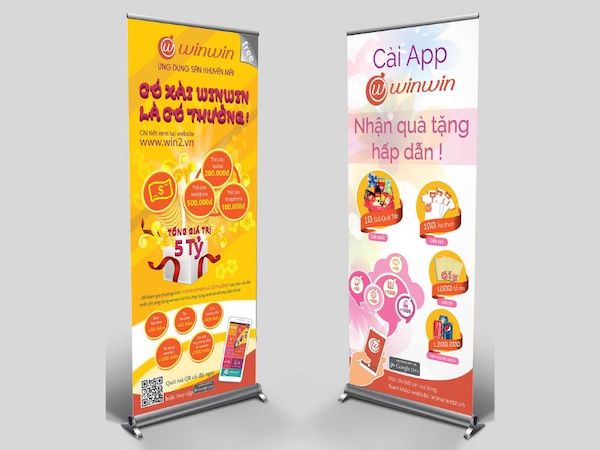 Thiết kế rực rỡ, nổi bật thông điệp khuyến mãi hấp dẫn