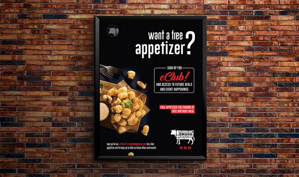 Mẫu poster nhà hàng số 3