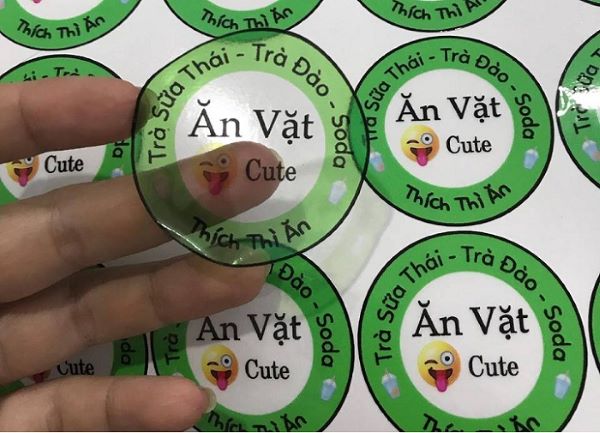 Mẫu mã tem decal độc đáo