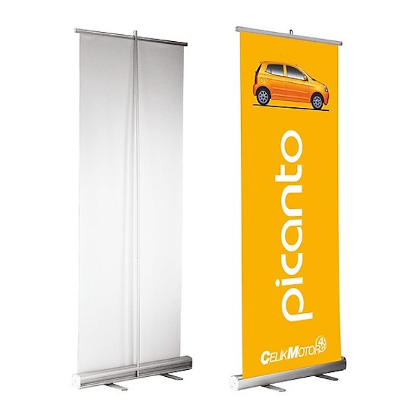Standee cuốn nhôm cao cấp thiết kế theo yêu cầu