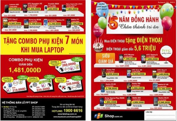 Mẫu 7 tờ rơi điện thoại