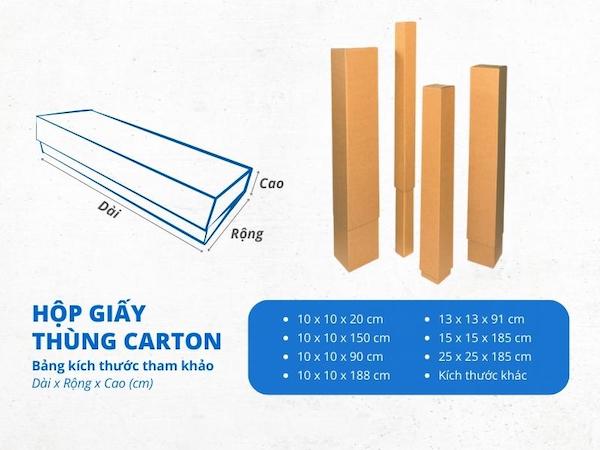 Hộp carton dài