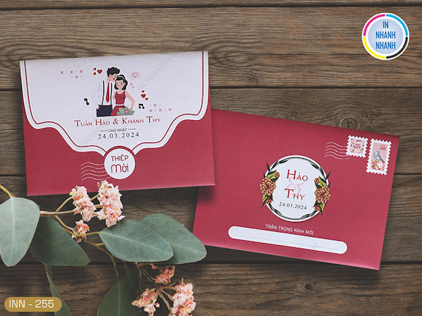 Thể hiện sự tinh tế nhưng vẫn tối giản bởi thiệp handmade