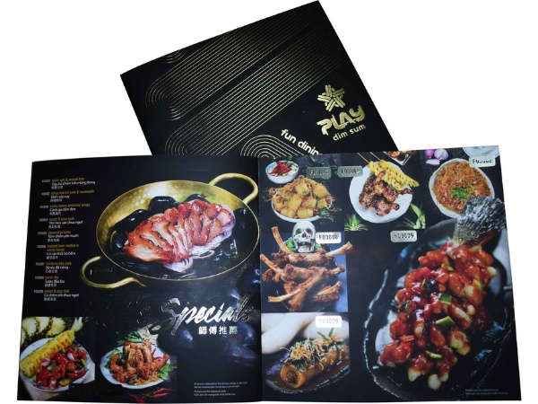 Tìm hiểu dịch vụ in menu ép kim chất lượng