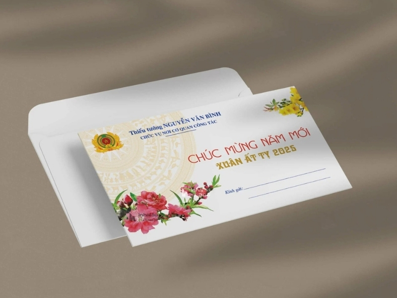 Khám phá 99+ mẫu in phong bì chúc Tết đẹp, đa dạng chất liệu và phong cách