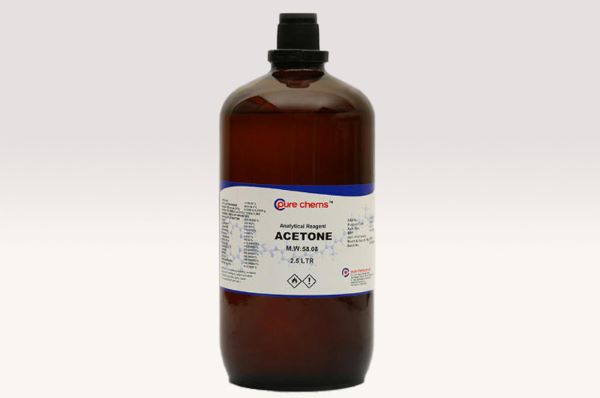 Tẩy mực in bằng axeton cực hiệu quả