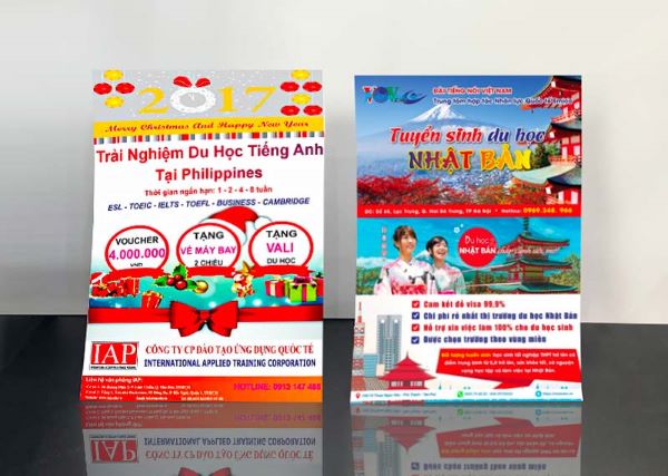 Mẫu tờ rơi tuyển sinh du học Nhật Bản 