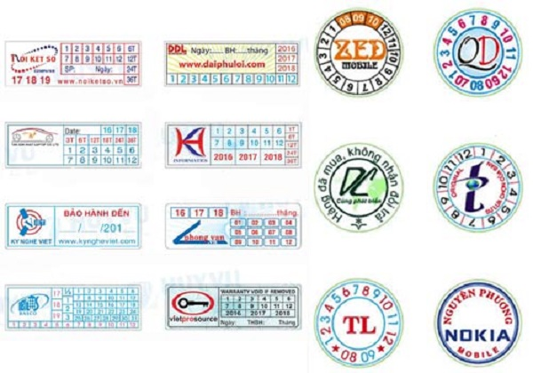 Tem bảo hành điện thoại tạo sự tin tưởng của khách hàng