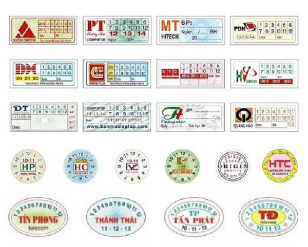 Cấu tạo của tem bảo hành vỡ khá đơn giản (Ảnh: Internet)