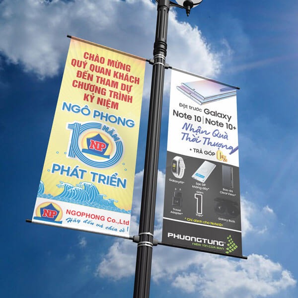 Poster khổ lớn ngoài trời có độ bền cao, khả năng chống nước mạnh mẽ