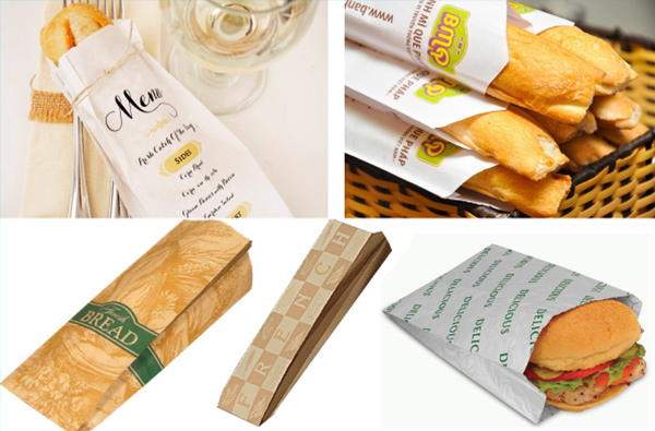 Mẫu túi đựng bánh mì thiết kế dáng dài