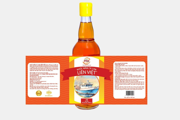 Mẫu thiết kế tem dán nước mắm bắt mắt