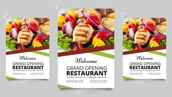 Tổng hợp các mẫu poster nhà hàng ấn tượng, nâng cao hiệu quả kinh doanh