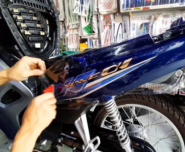 mẫu Decal trong dán xe