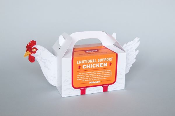 Mẫu hộp gà rán có thiết kế độc đáo