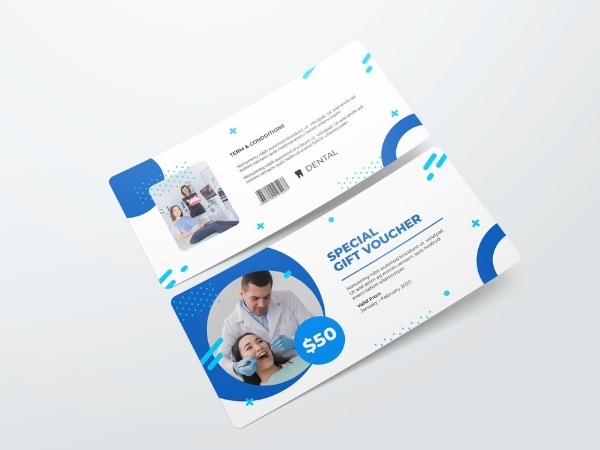 Tổng hợp các mẫu voucher nha khoa đẹp, ấn tượng nhất hiện nay