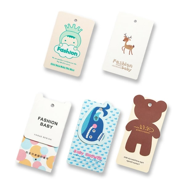 In nhãn mác quần áo thiết kế cute cho thời trang em bé