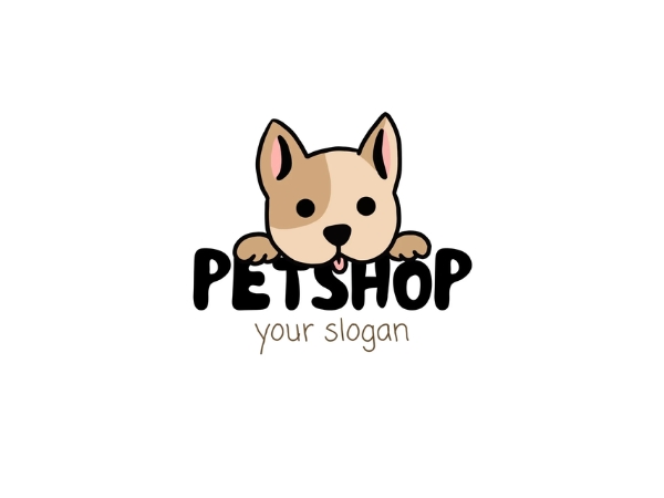 Mẫu logo thời trang thú ngộ nghĩnh, đáng yêu