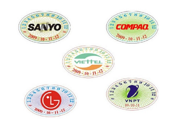 Tem bảo hành điện thoại với độ nhận diện các thương hiệu lớn