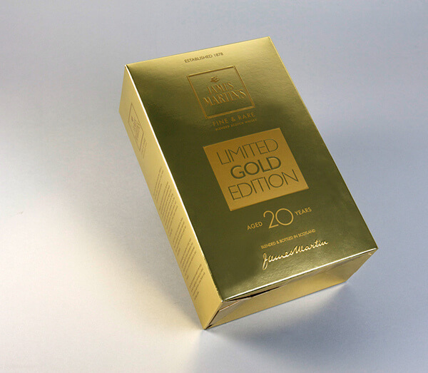 Hộp giấy được phủ một lớp màng Metallized