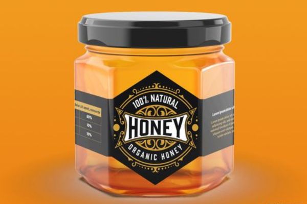 Mẫu tem nhãn mật ong thiết kế nổi bật, bắt mắt