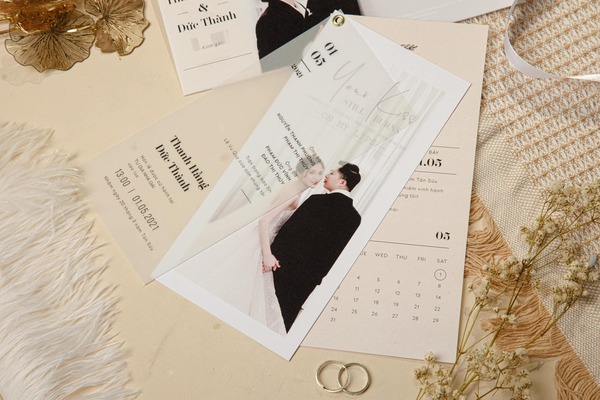 Xu hướng các vợ chồng làm thiệp cưới vừa cá nhân hóa vừa phù hợp túi tiền