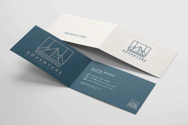 Công nghệ in card visit gấp đôi