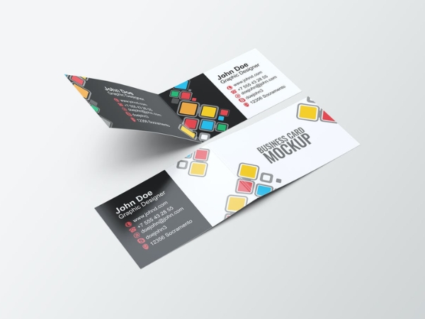 In danh thiếp gấp đôi - Giải pháp thiết kế sáng tạo