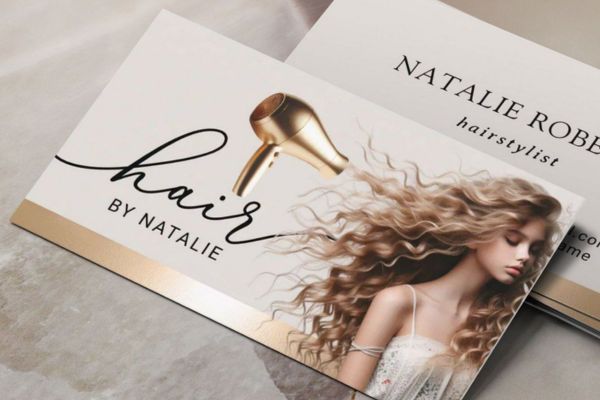 Danh thiếp salon tóc đẹp - cầu nối giữa thương hiệu và khách hàng