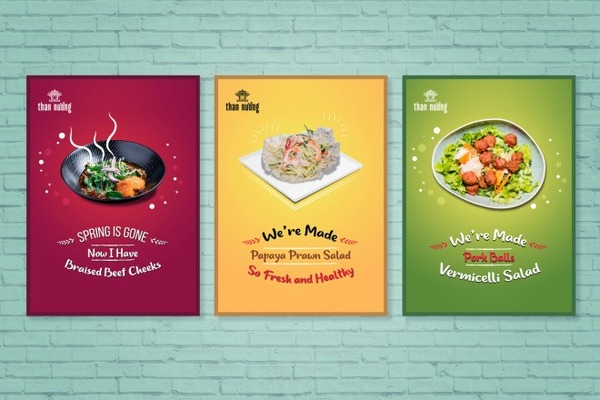 Mẫu poster nhà hàng số 5