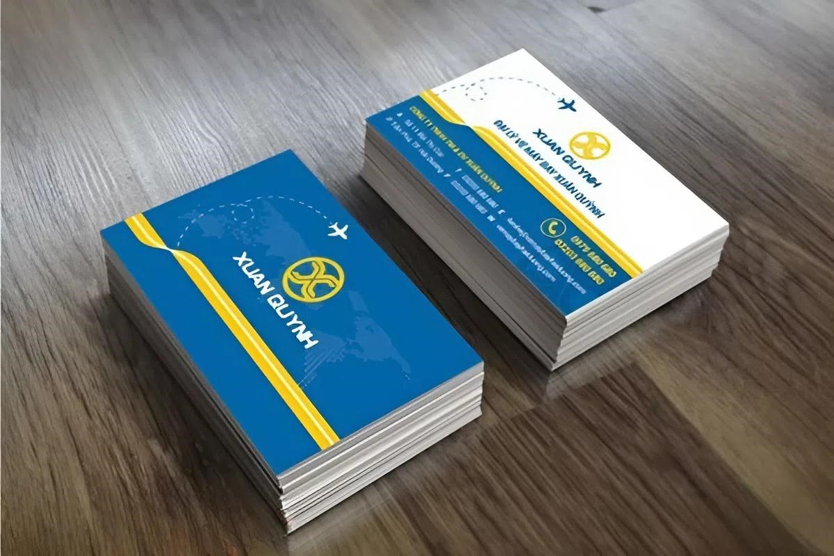 Card visit đại lý vé máy bay phải thể hiện thông tin một cách đầy đủ và rõ ràng