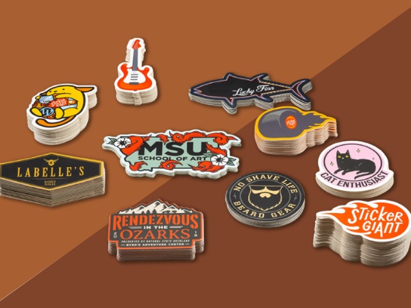 Các mẫu sticker với nhiều kiểu dáng sinh động