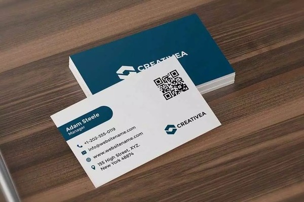 Mẫu card tiếng Anh kèm thông điệp xanh của thương hiệu