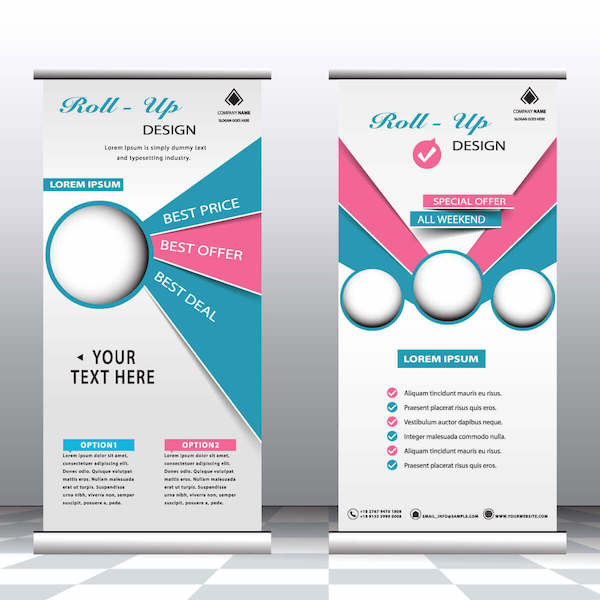 Mẫu standee khung nhôm, dễ thay nội dung phù hợp với mọi chiến dịch quảng bá ngắn hạn