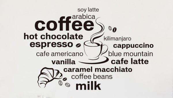 Những mẫu in Decal coffee đẹp