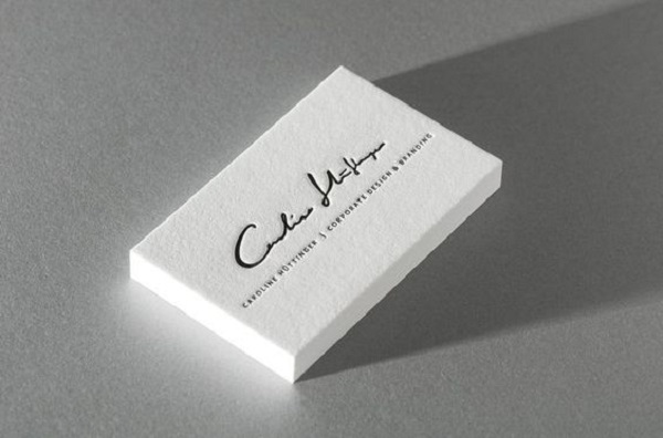 In name card giấy mỹ thuật đẳng cấp (Ảnh: Internet)