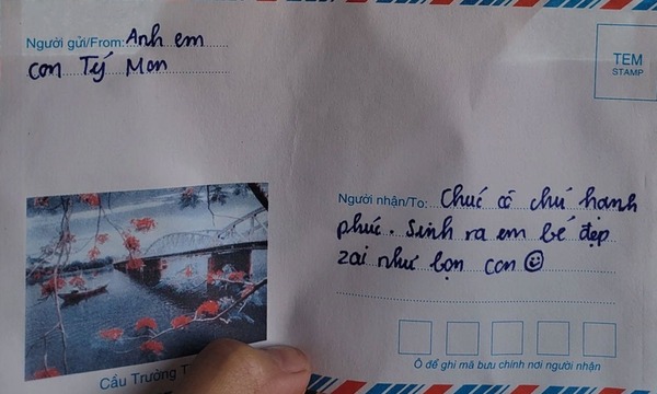 Mẫu viết phong bì đám cưới dành cho người thân