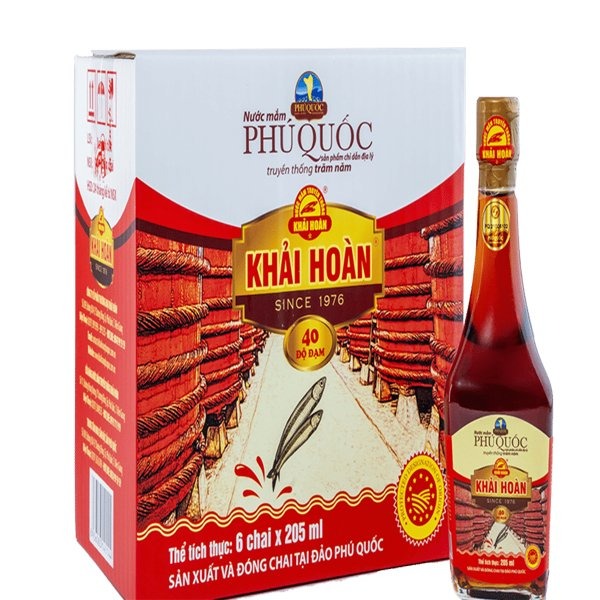 Mẫu tem dán nước mắm sang trọng, nổi bật và ấn tượng