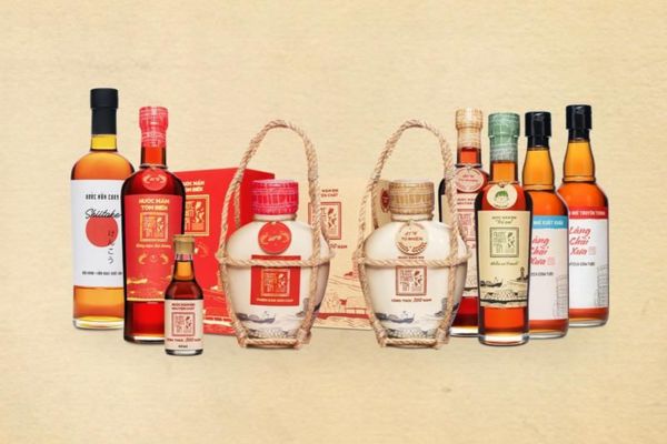 Tem nhãn nước mắm tinh xảo, in sắc nét từng chi tiết