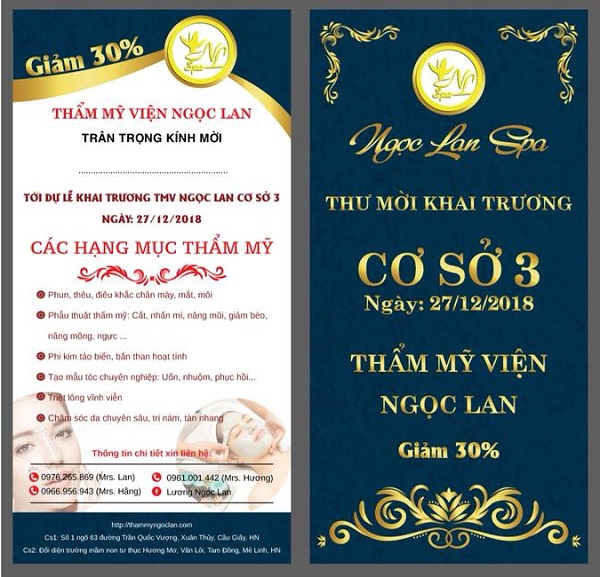 Mẫu thiệp thiết kế sang trọng, độc đáo