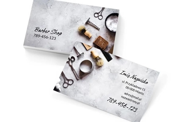 Card visit salon tóc chuyên nghiệp, màu sắc tinh tế